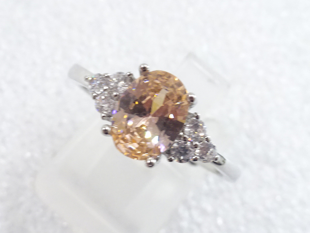 色石　指輪(17号)